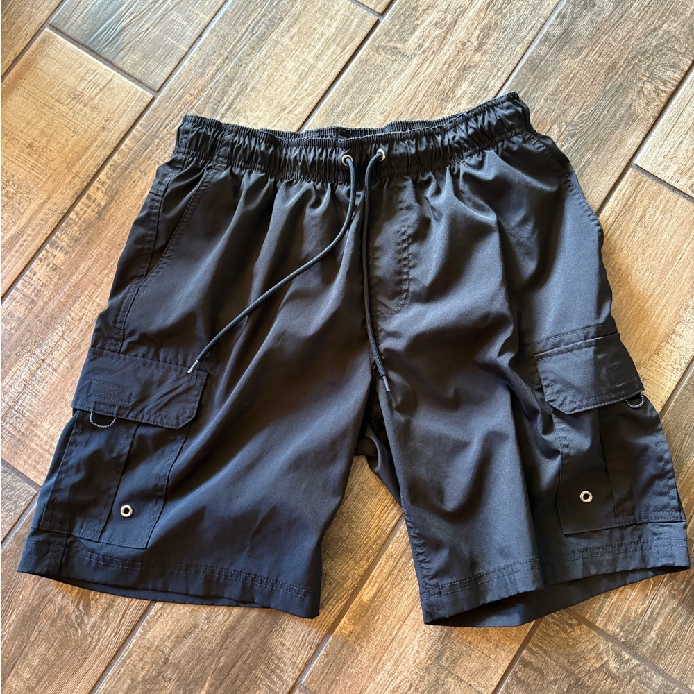 Black Swim Trunks